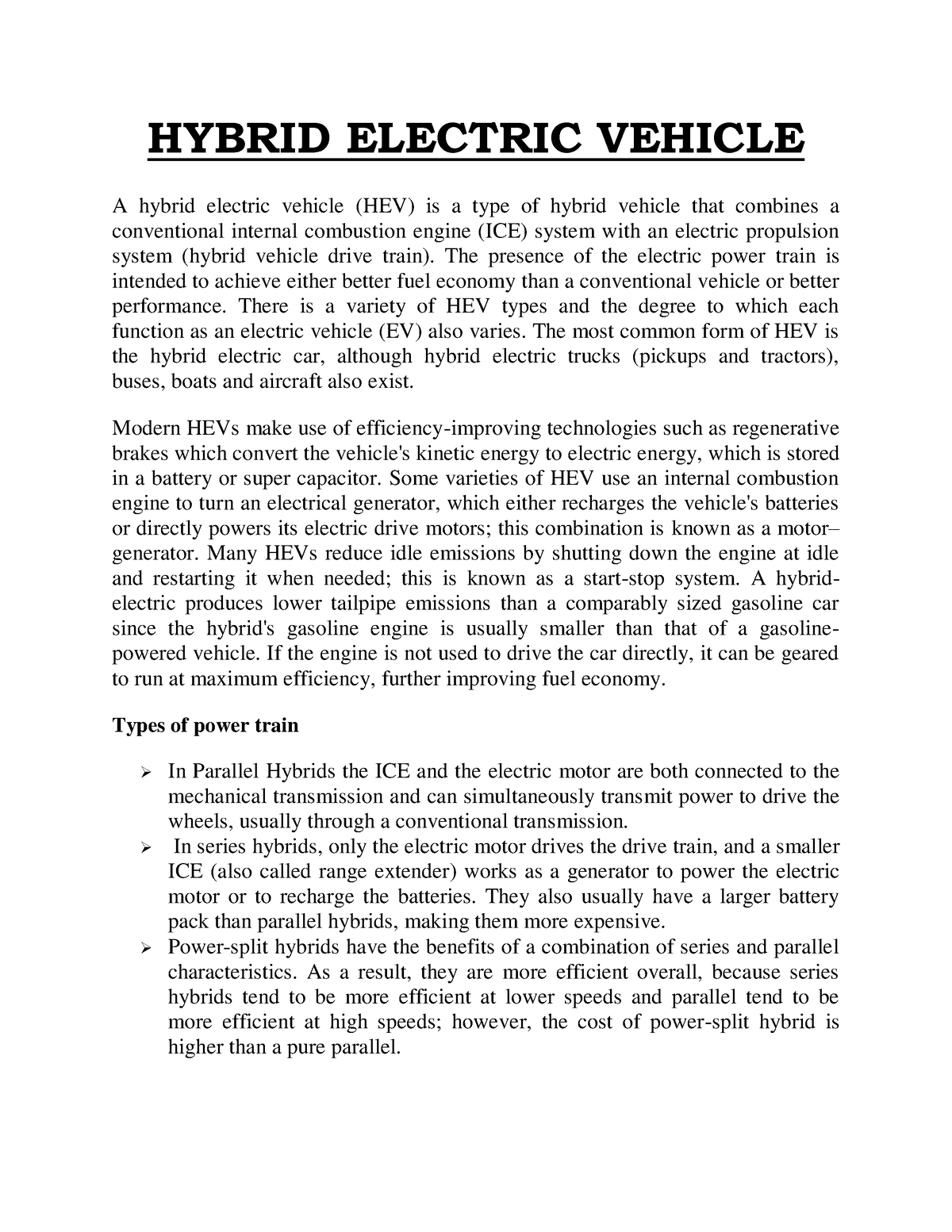 hybrid-electric-vehicle-write-up-hybrid-electric-vehicle-a-hybrid