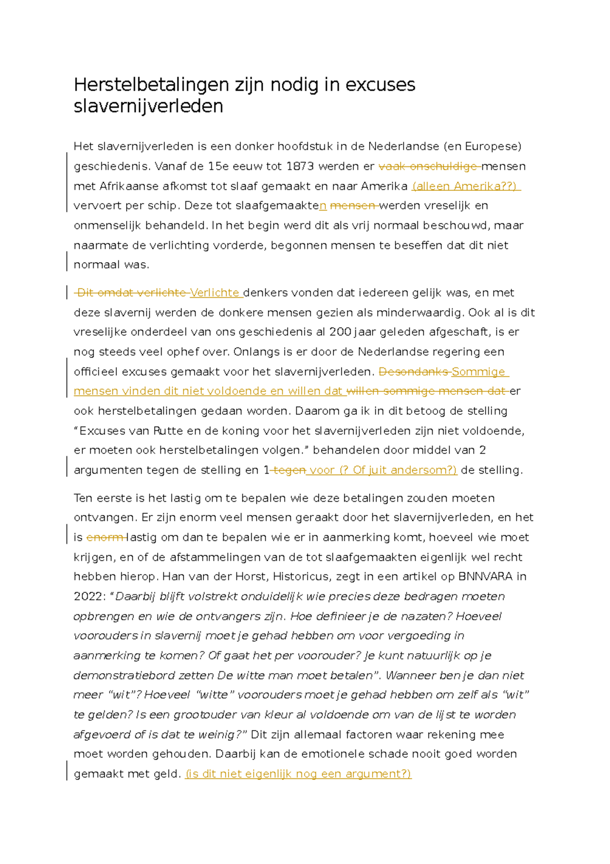 Betoog Over Slavernijverleden En Herstelbetalingen - Herstelbetalingen ...