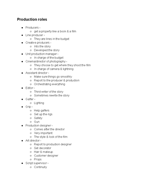 Notes - Objective - what does the character want in a scene? Objective ...