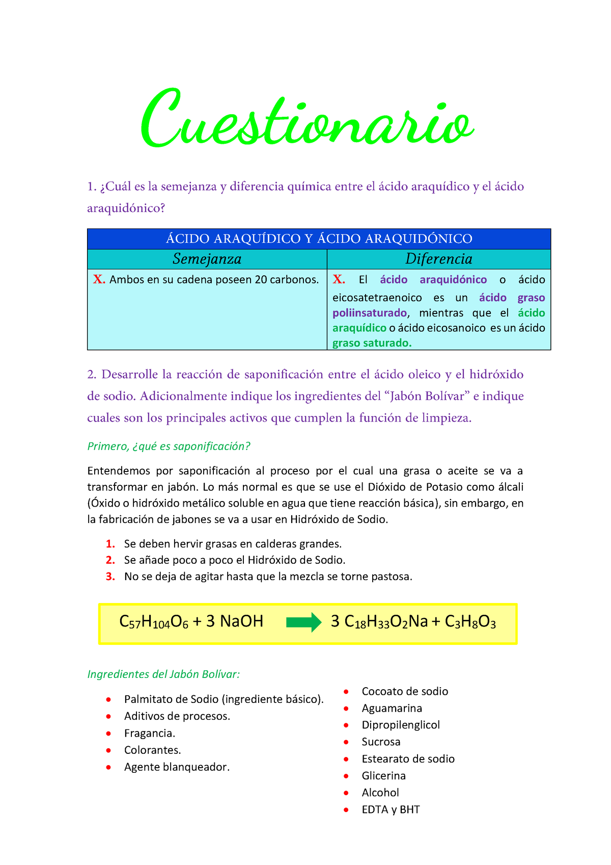 Tarea 04 DE Biología - Apuntes - Cuestionario Ambos En Su Cadena Poseen ...