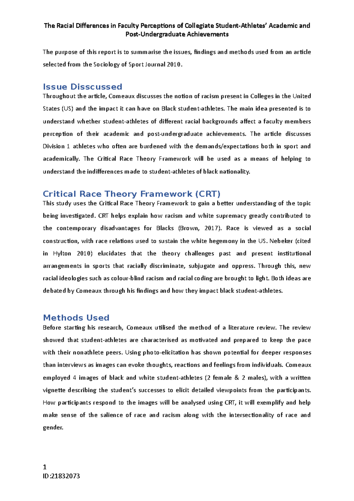 AST205 A2 Analysation Of A Journal Article Post Undergraduate 