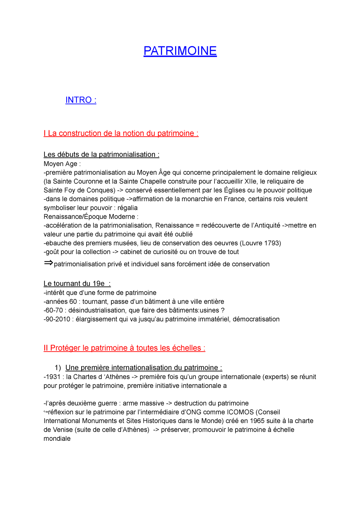 plan dissertation patrimoine hggsp