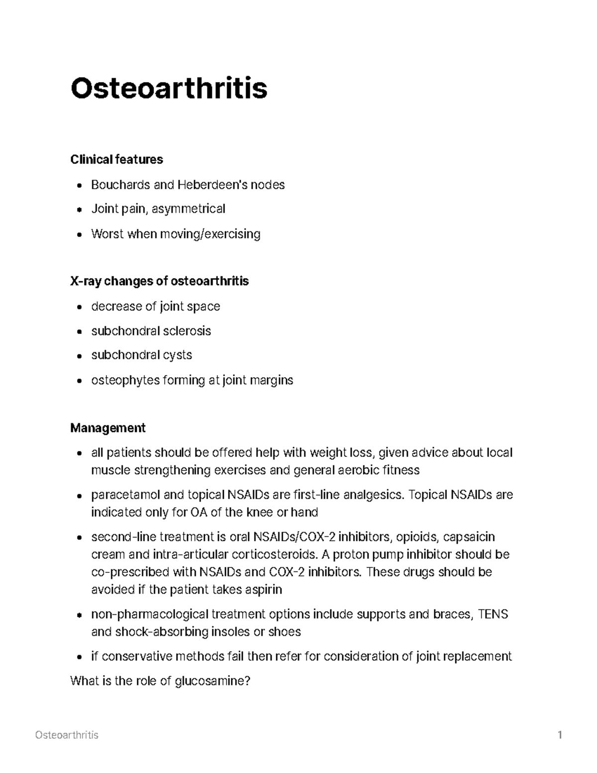 Osteoarthritis - Topical NSAIDs are indicated only for OA of the knee ...