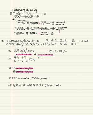 Homework 5 - MATH 146 - Studocu