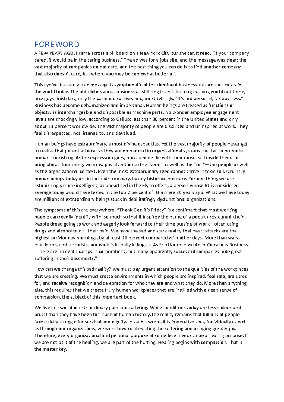 PART 1 -ebook - FOREWORD A FEW YEARS AGO, I came across a billboard on ...