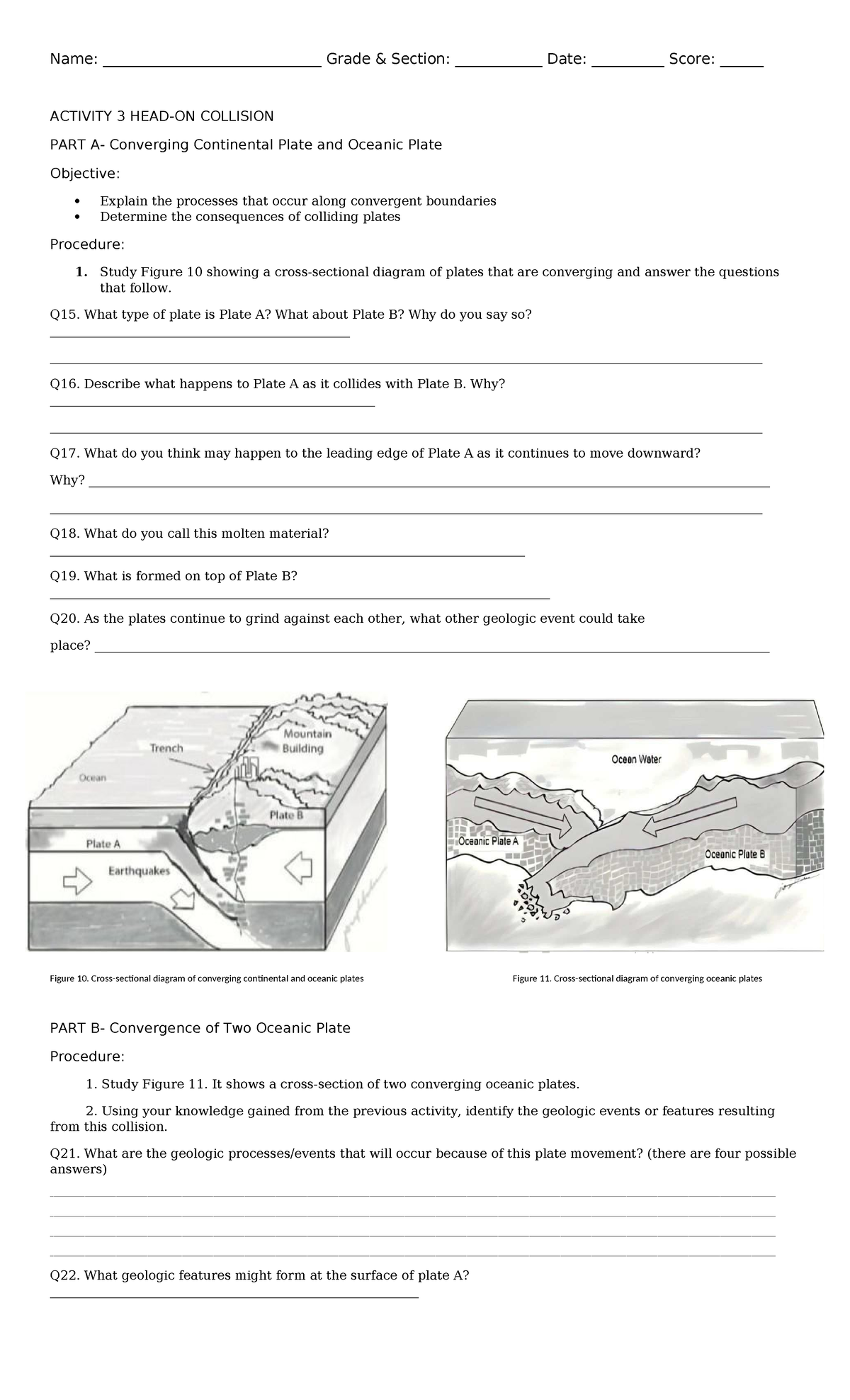 Activity IN Science 10 - USELESS - Name ...