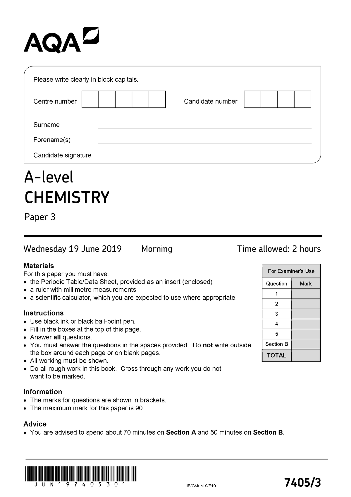 Ocr A Level Chemistry Definition List