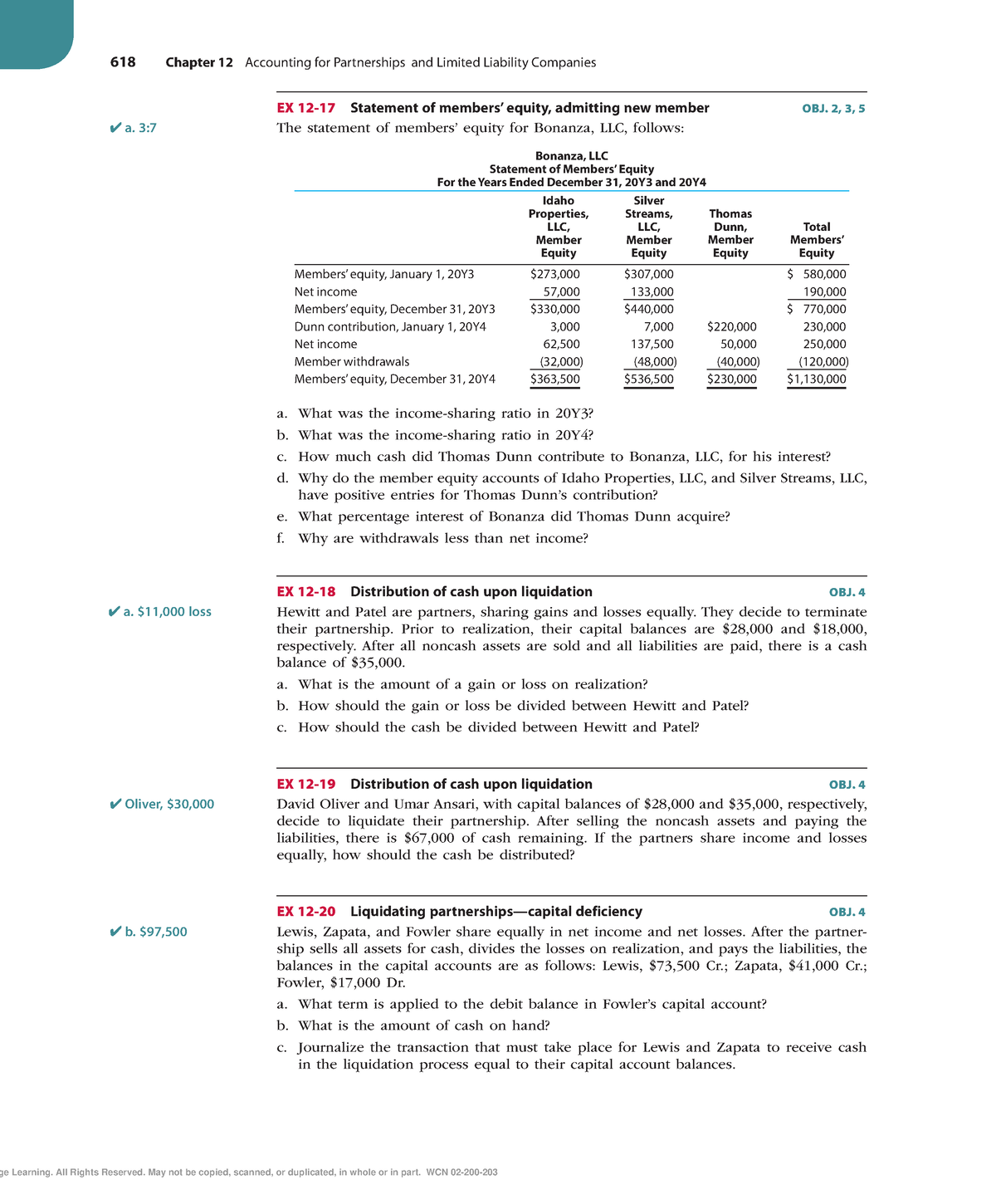 Zlib - 618 Chapter 12 Accounting For Partnerships And Limited Liability ...