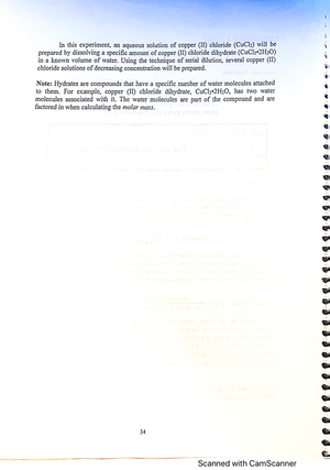 Chemistry 1 Exp11 - lab report - CHEM 1101 - Studocu