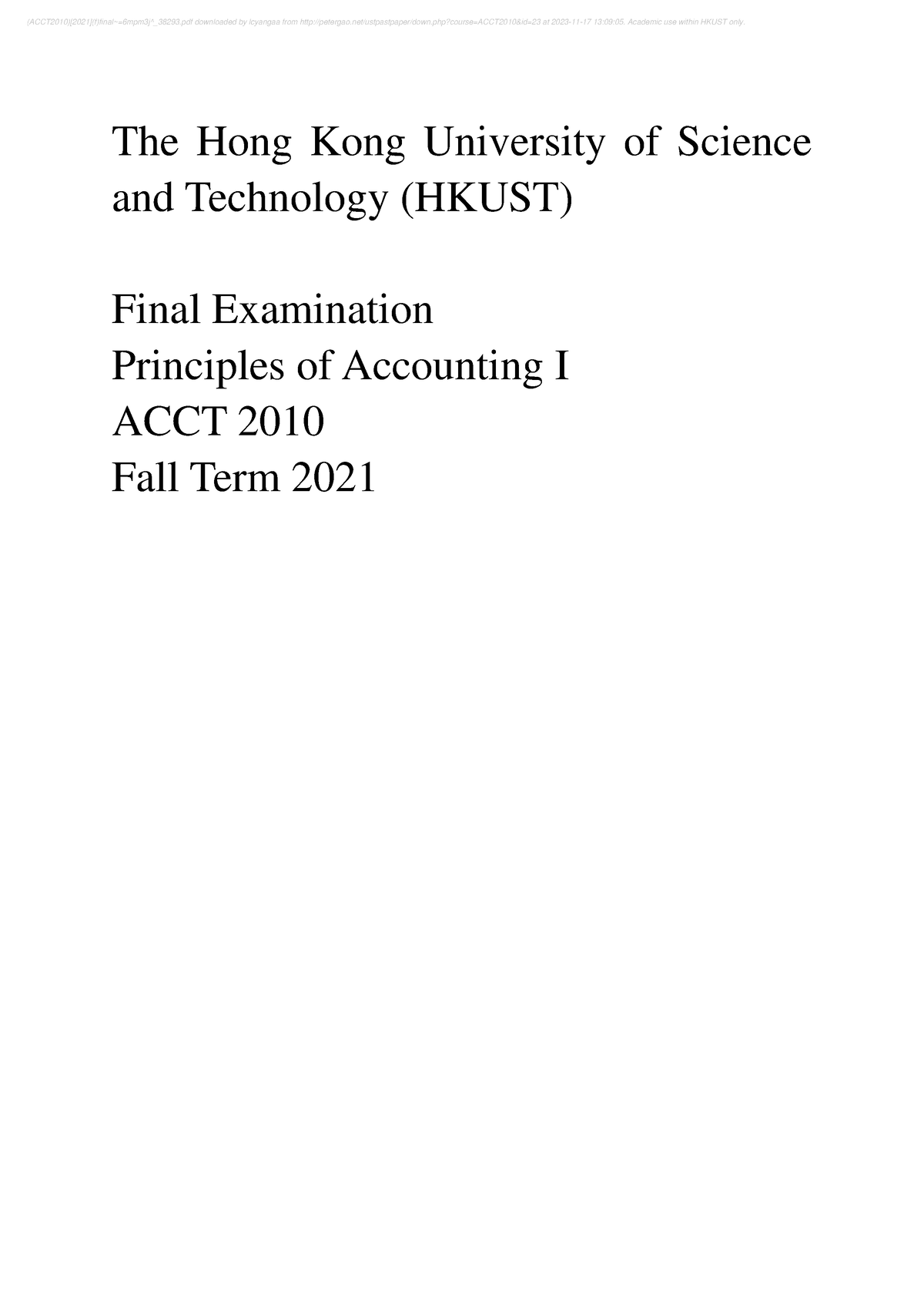 thesis examination hkust