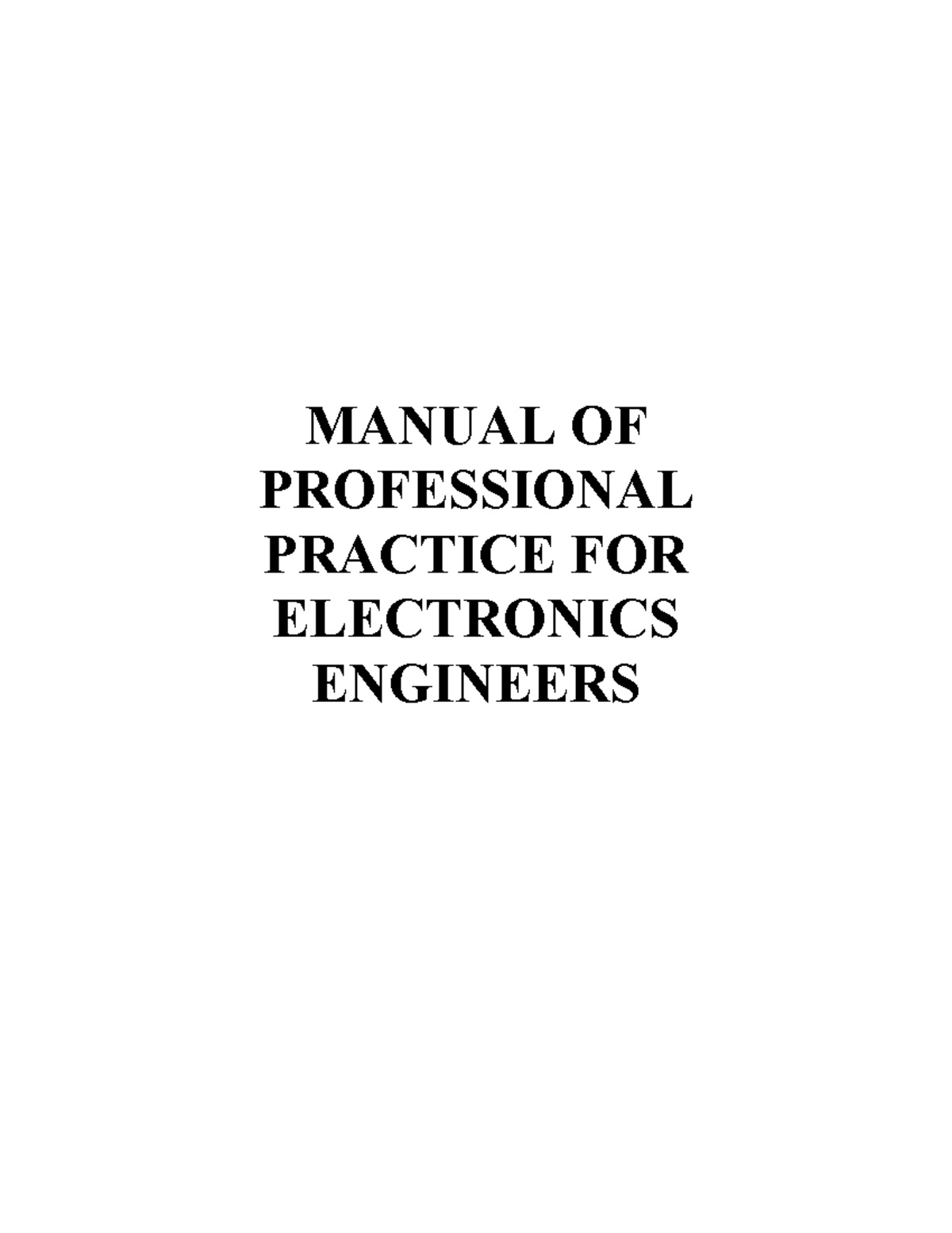 manual-of-professional-practice-for-electronics-engineers-manual-of