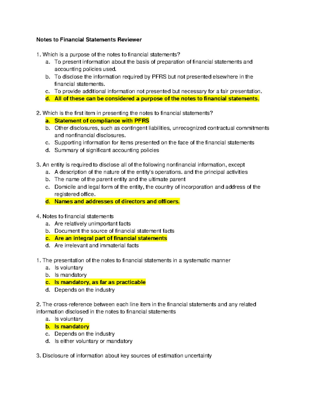 Notes To Financial Statements Reviewer To Present Information About   Thumb 1200 1553 