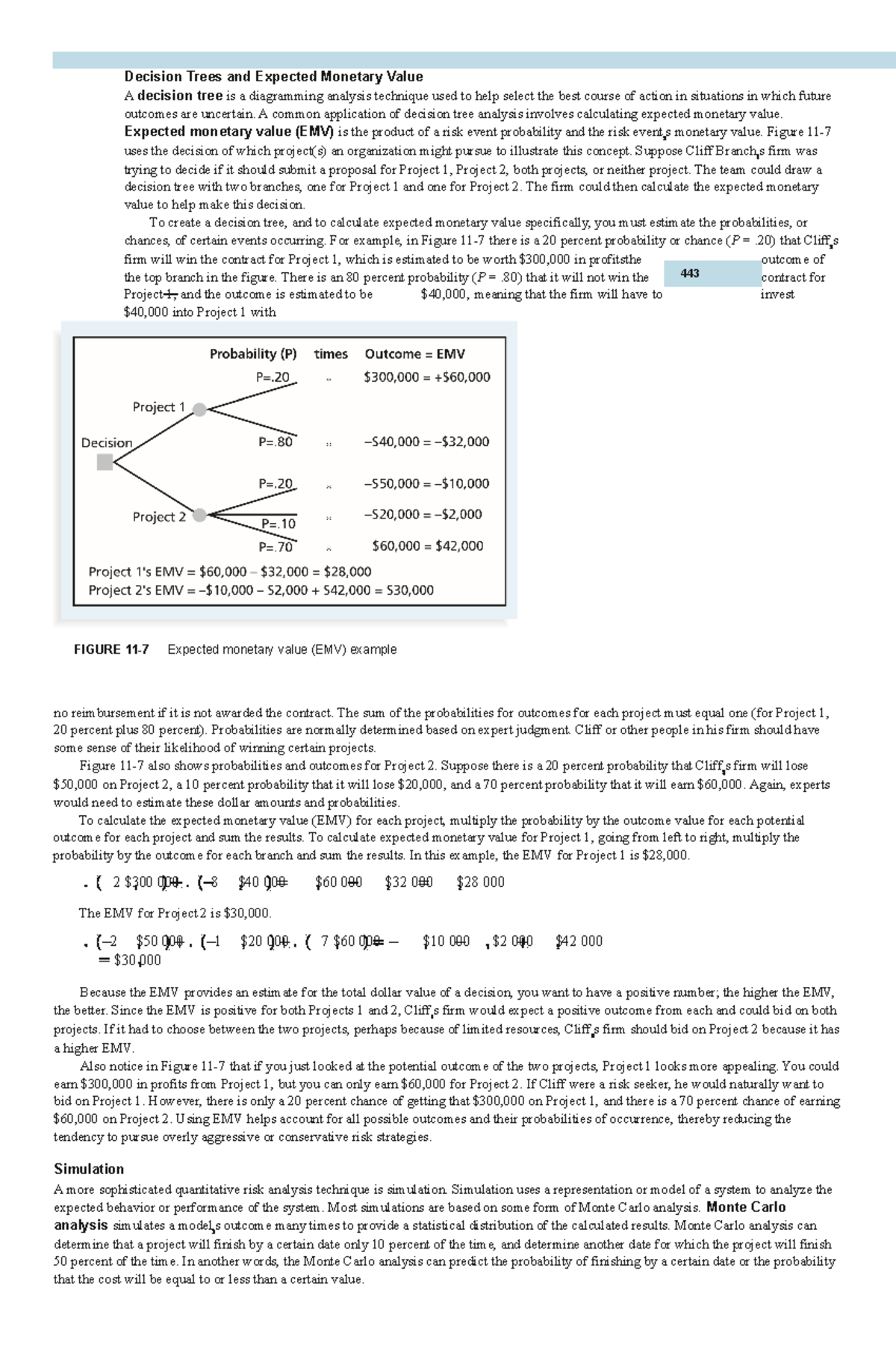 Decision Trees and Expected Monetary Value - A common application of ...