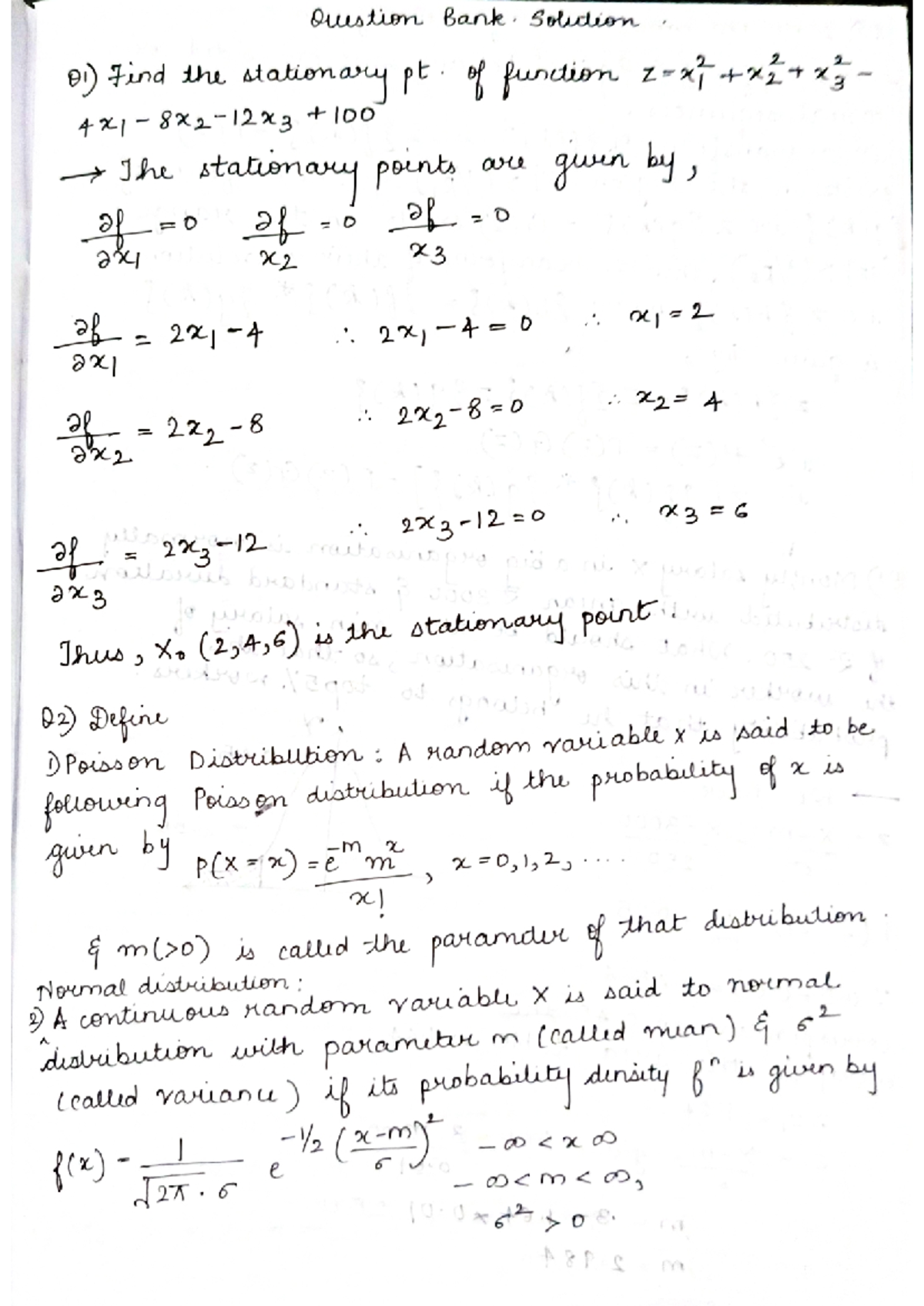 Maths 4 practice questions - Computer Engineering - Studocu