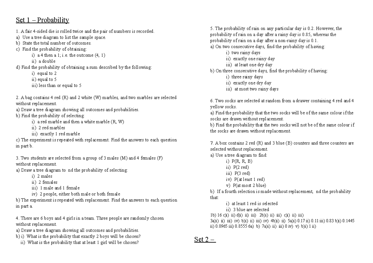 year 10 maths assignment examples