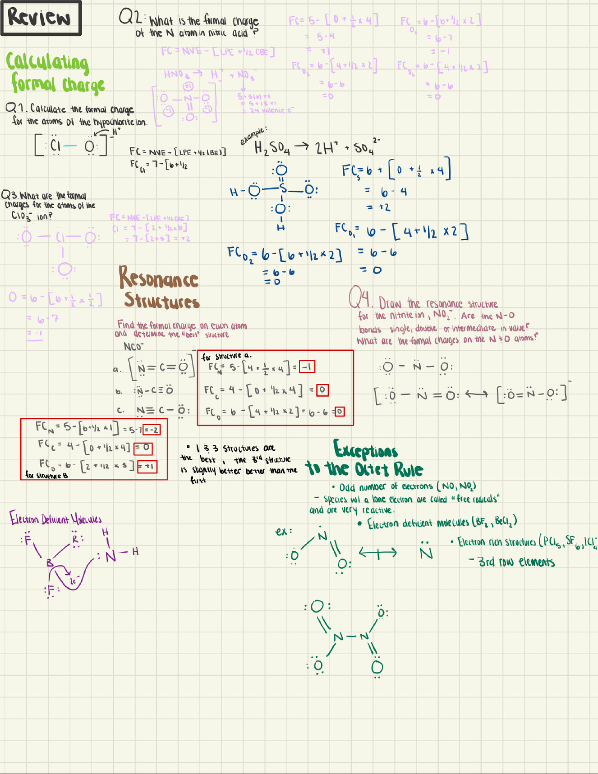 Resonance Structures - Gen Chem I: Amrita Bhattacharyya - CHEM 111 ...