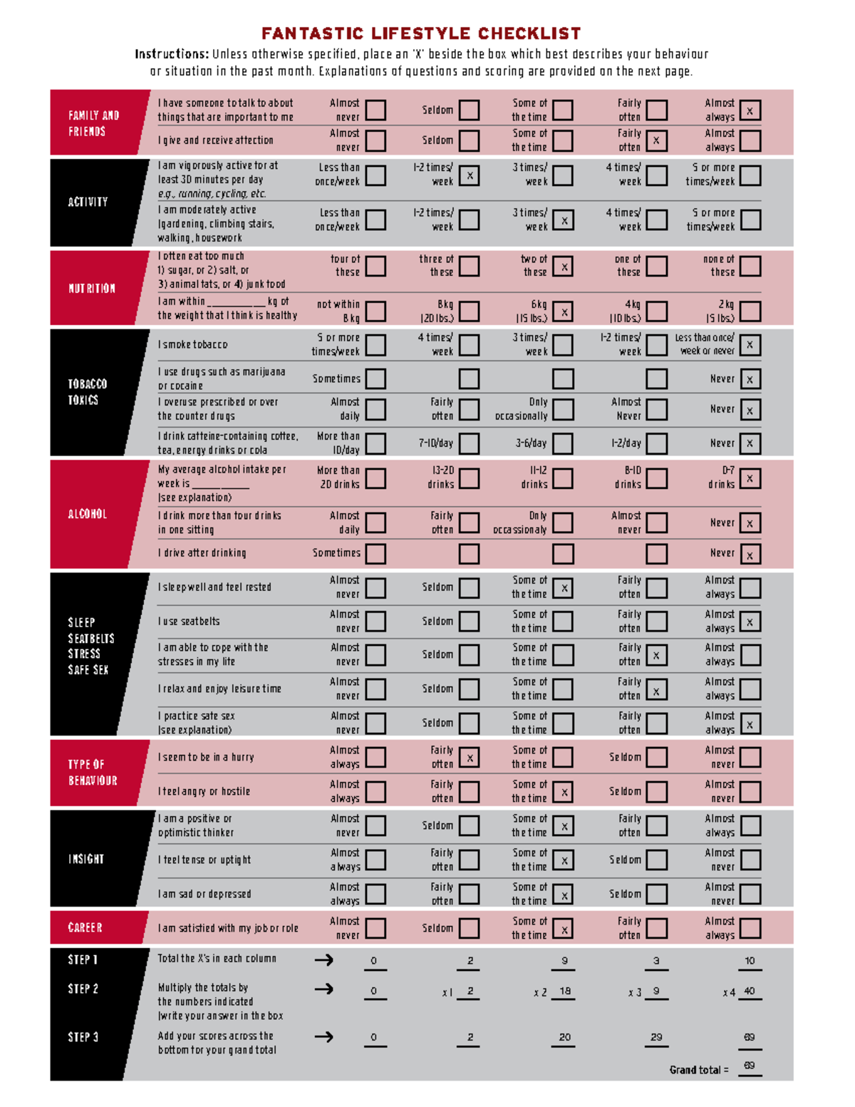 Fantastic-lifestyle-checklist web-version-157jjkb - Studocu