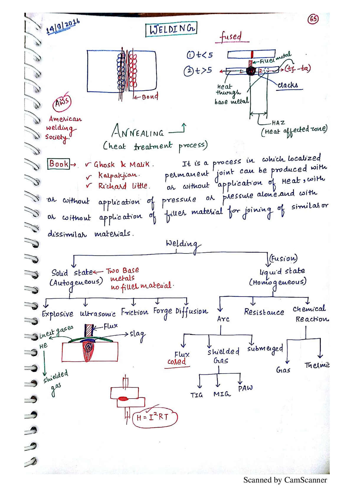 Basic Welding Notes - Bachelor Of Mechanical Engineering - Studocu