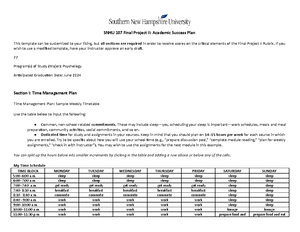 support for assignments