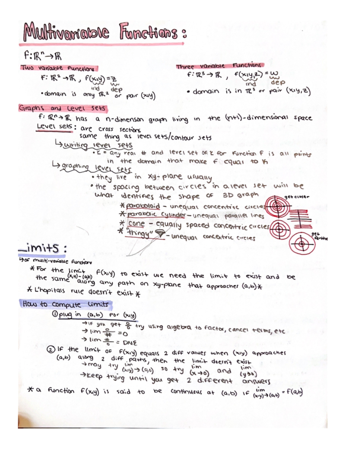 A detailed study guide of the first section of material that is ...