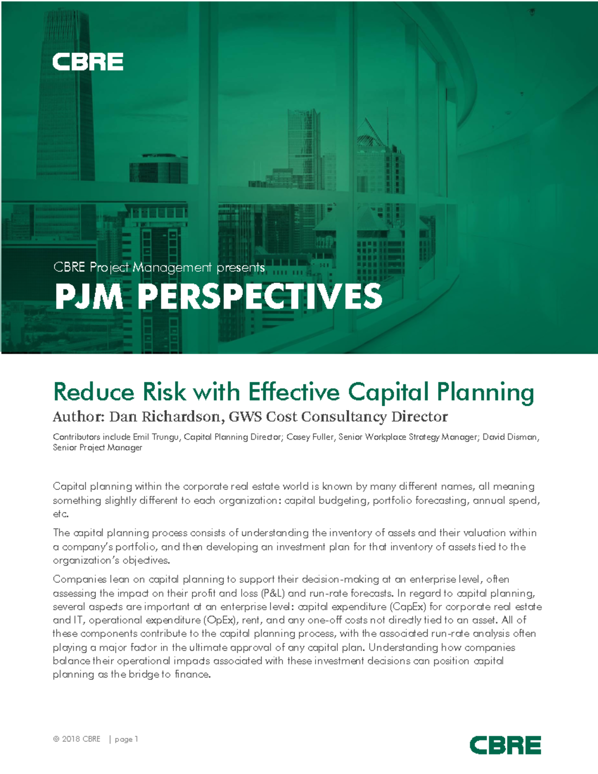 12 2018 Capital Planning Final - Reduce Risk with Effective Capital ...