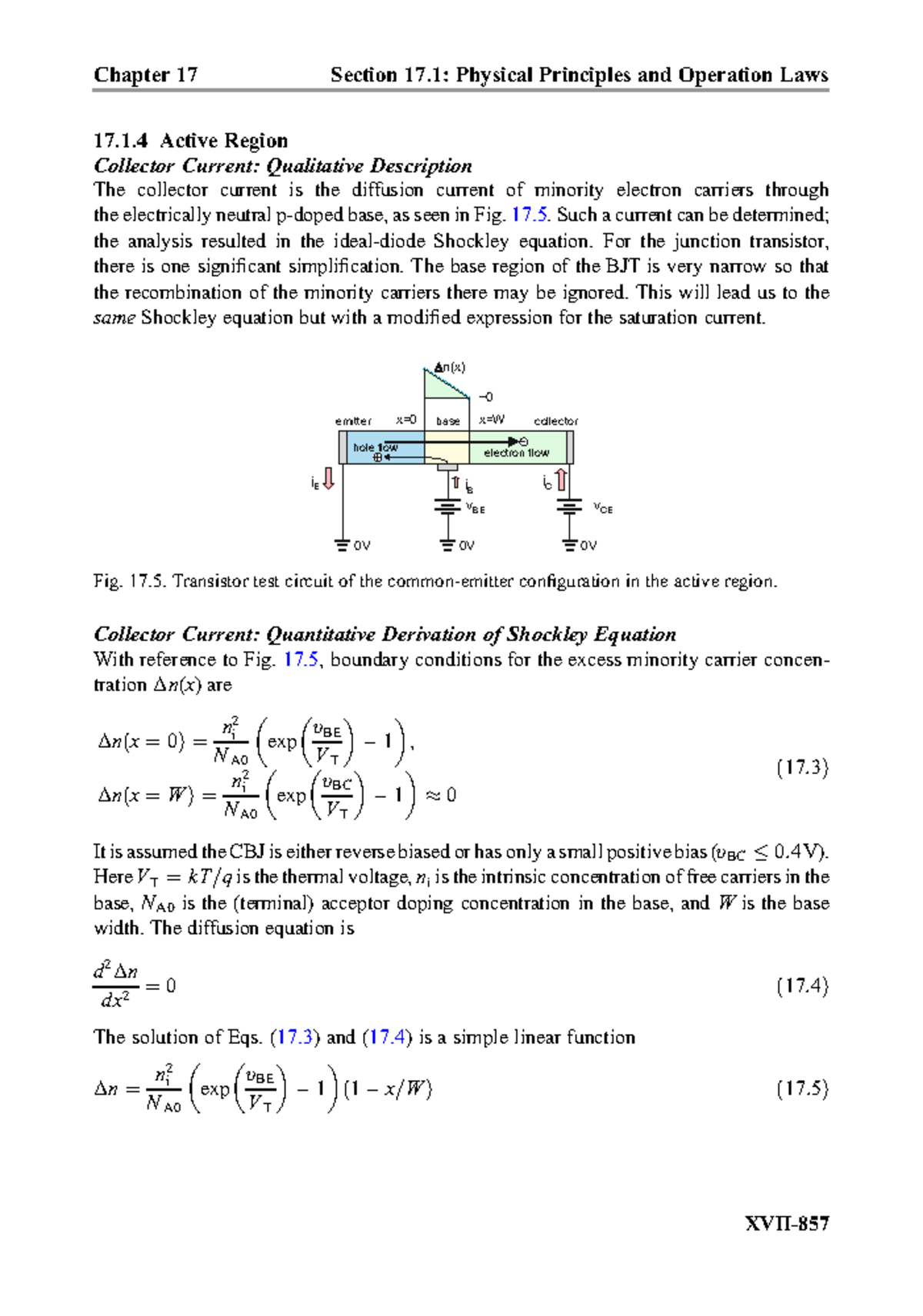 Practical Electrical Engineering290 17.1 Active Region Collector Current Qualitative