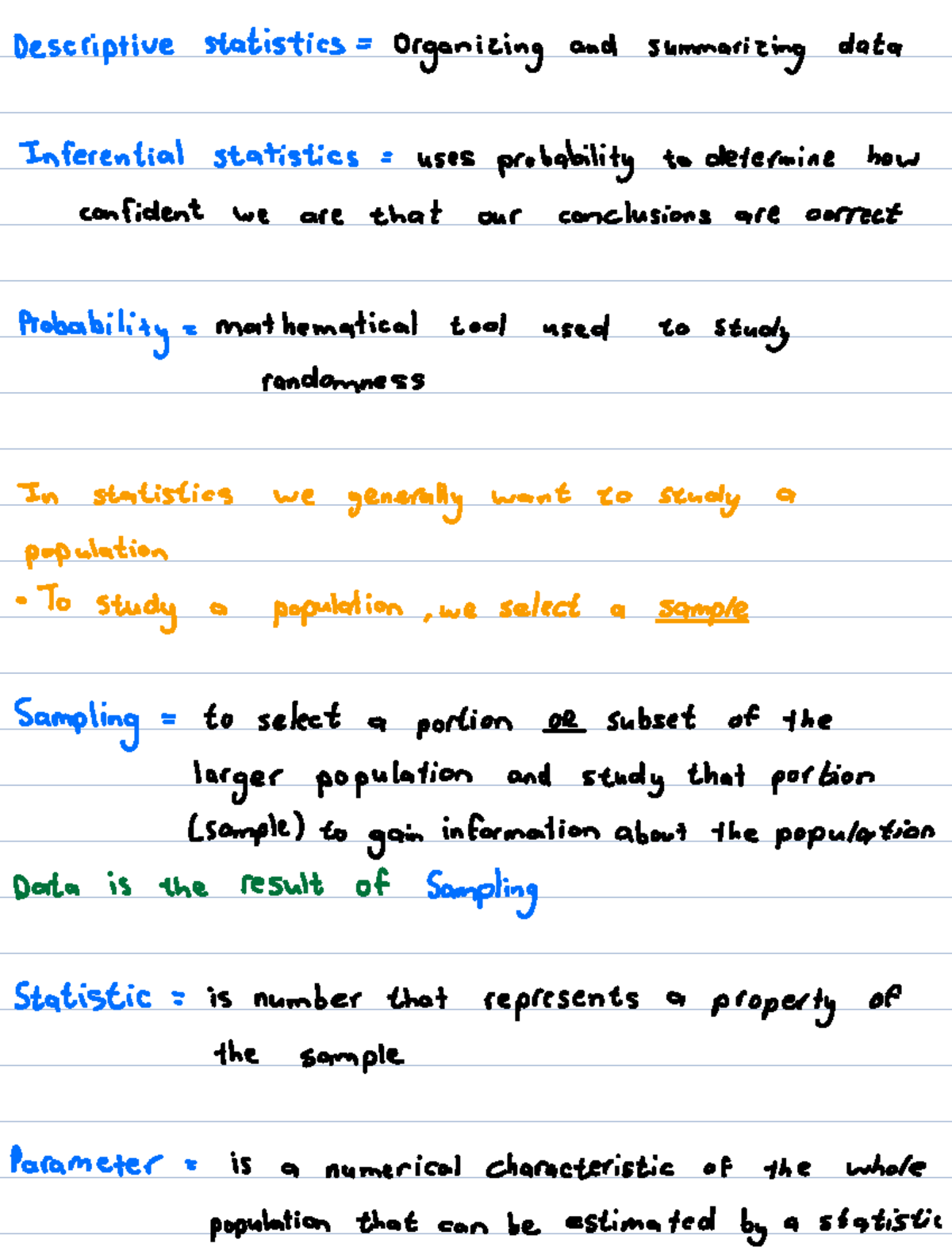 Theme 1 - Descriptive statistics Organizing and summarizing data ...