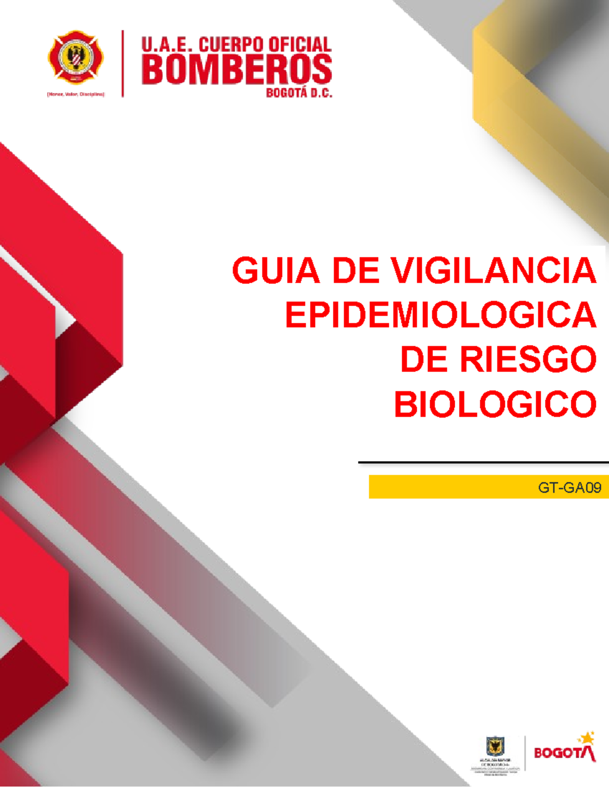 Gt Ga09 Guía De Vigilancia Epidemiológica De Riesgo Biológico Guia De