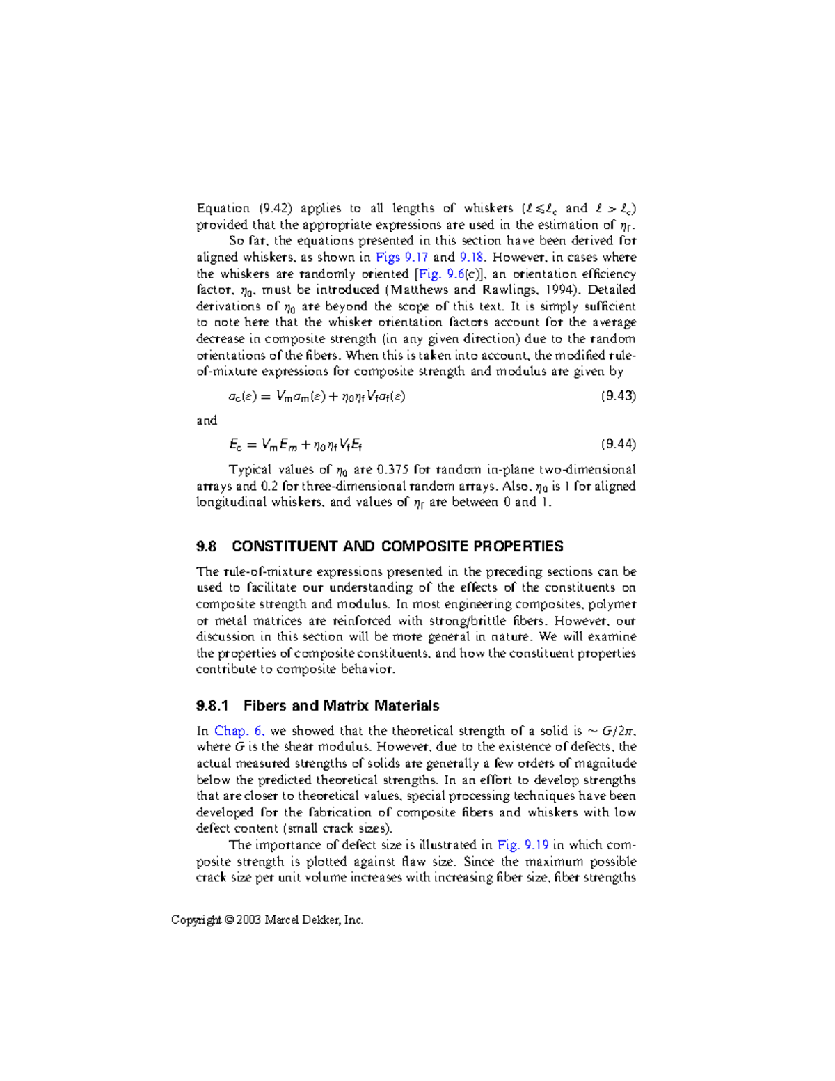 Mechanical Properties of Engineered Materials (Mechanical Engineering (Marcell Dekker