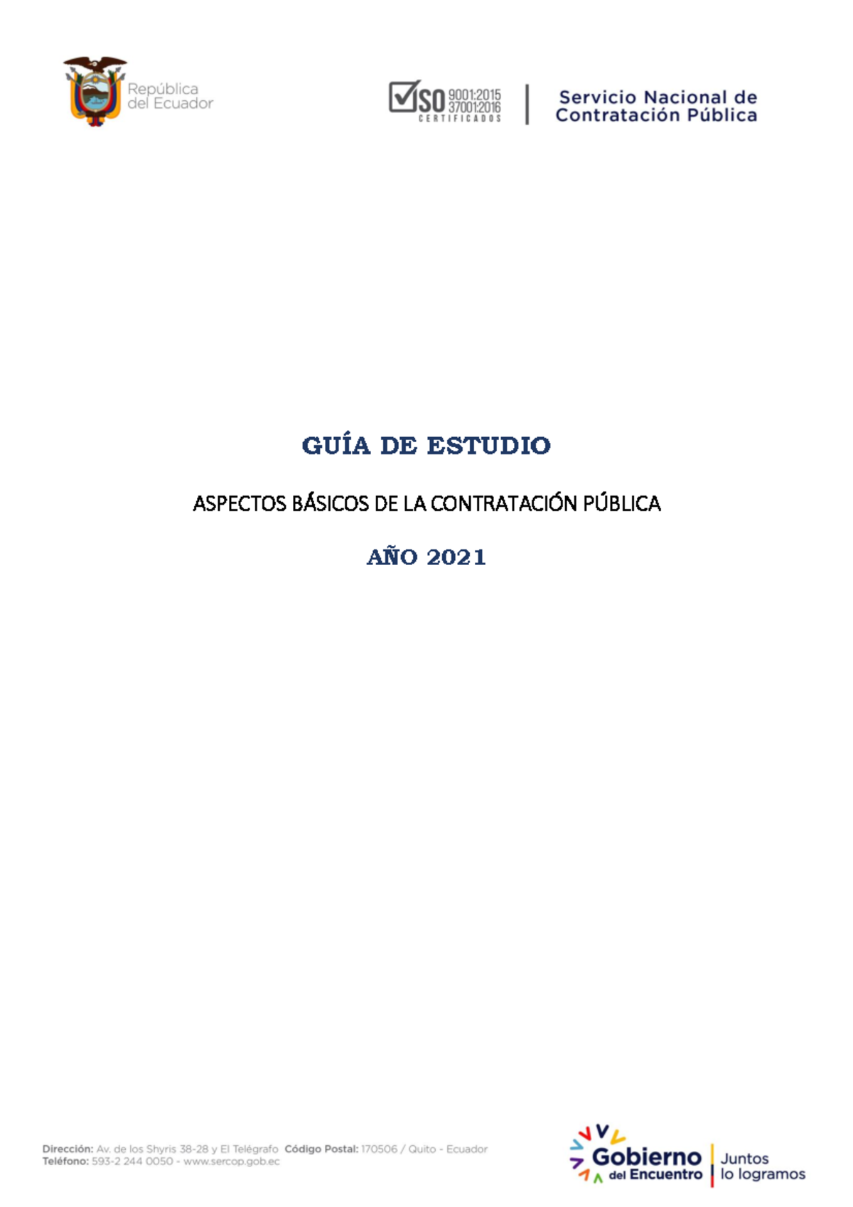 Guía De Estudio Aspectos-1 - GUÕA DE ESTUDIO ASPECTOS B¡SICOS DE LA ...