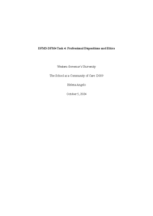 DFM4 Task 1 Assignment - DFM3-DFM3 Task 1: Critical Commentary ...