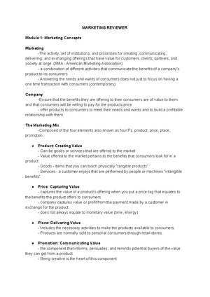 Entrep - Developing The Product Module 7 Products: Goods, Services or ...