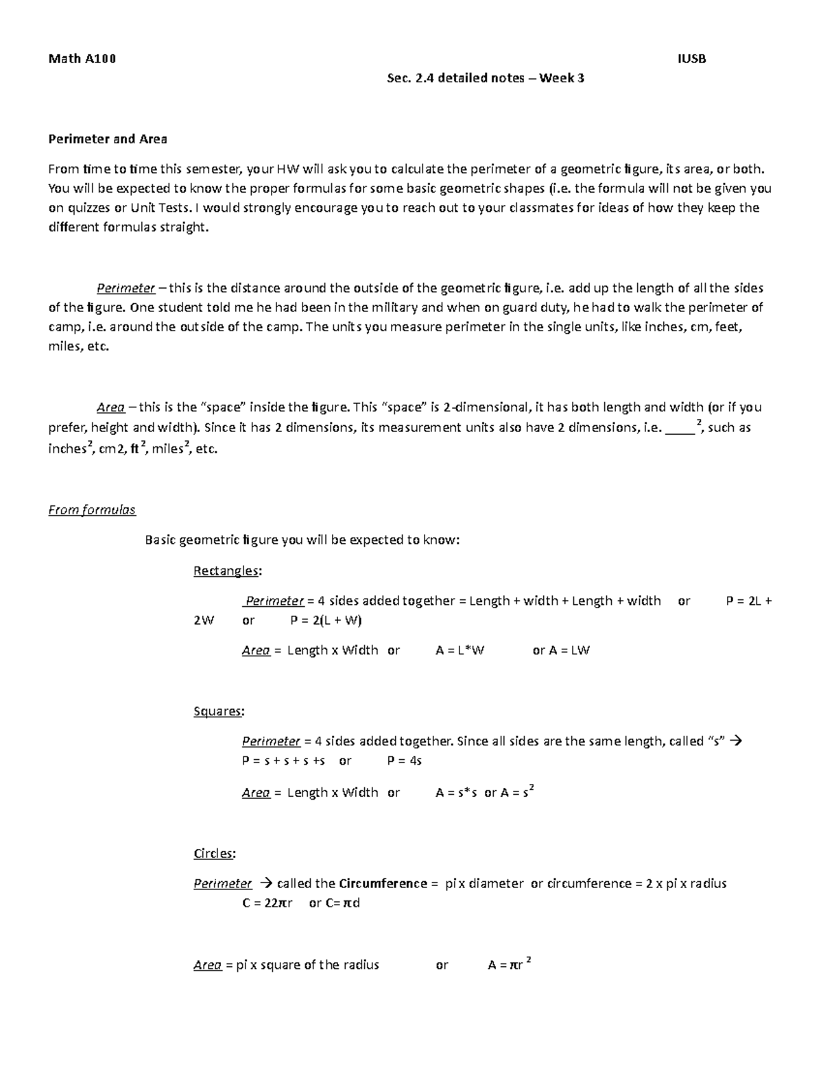 Sec. 2.4 detailed notes – Week 3 - Math A100 IUSB Sec. 2 detailed notes ...