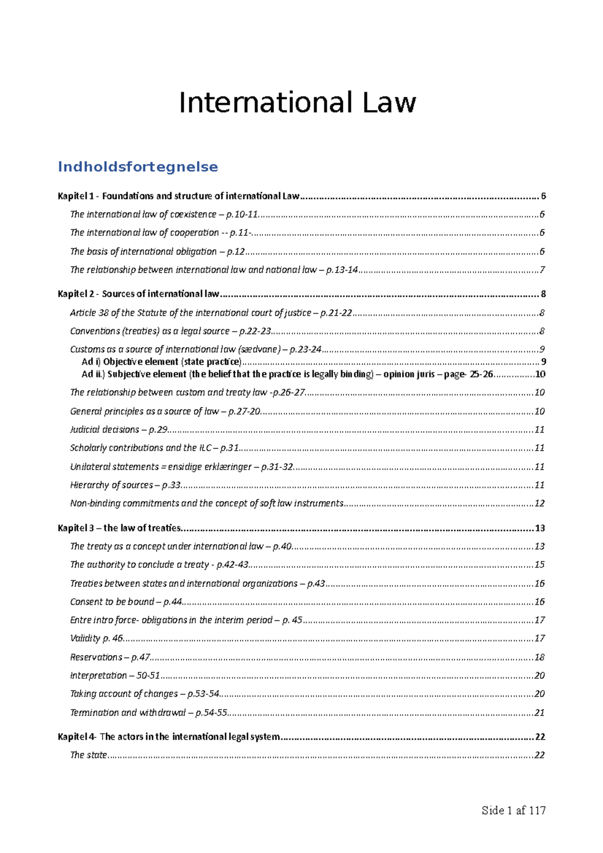 dissertations on international law