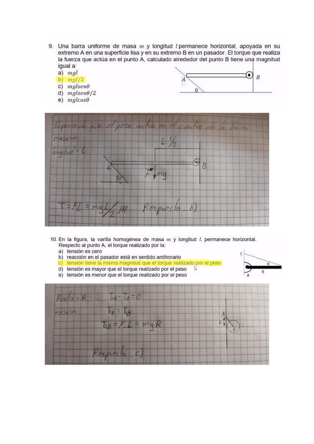 Ejercicios De Dinamica Rotacional - Fisica Para Prepo - Studocu