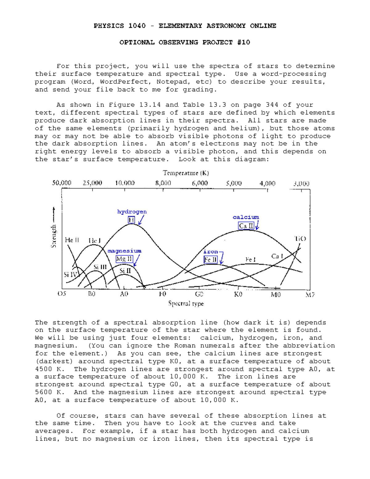 Obs Proj 10 - Completed Observing Project 10 For ASTR 1040 With Bradley ...