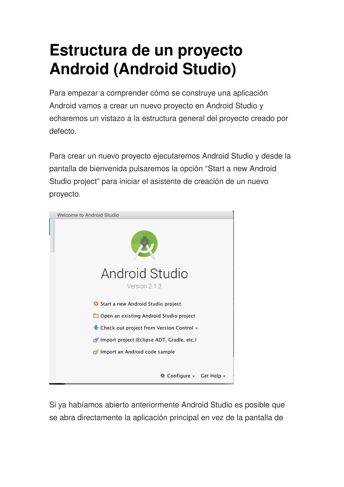 02 Estructura De Un Proyecto Android Studocu
