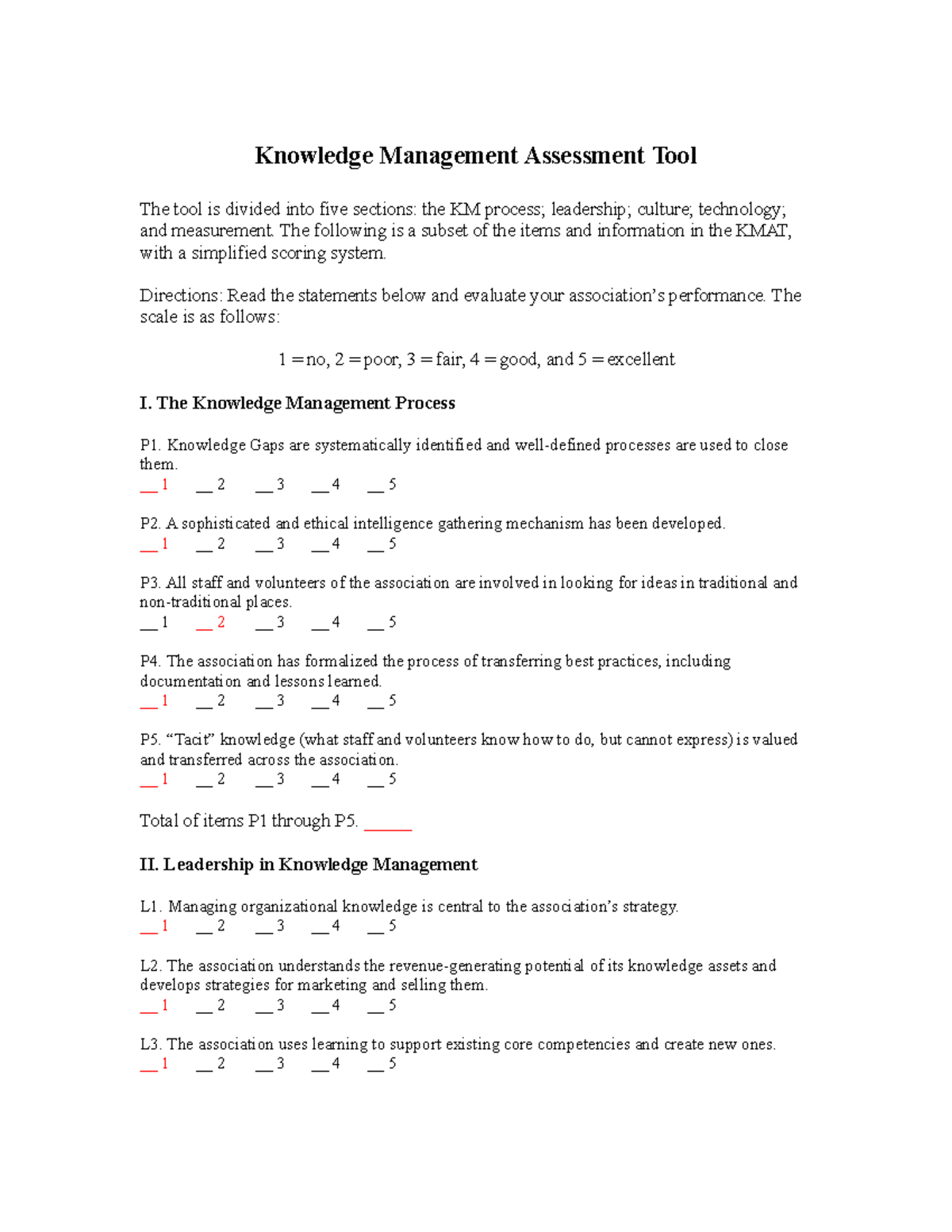 Knowledge Management Assessment Tool at Joseph Florence blog