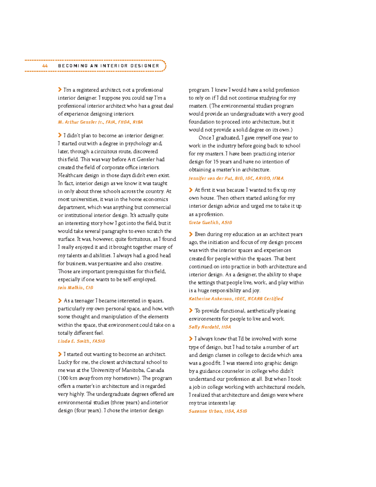 Interior designing notes p9 - 44 B E C O M I N G A N I N T E R I O R D ...