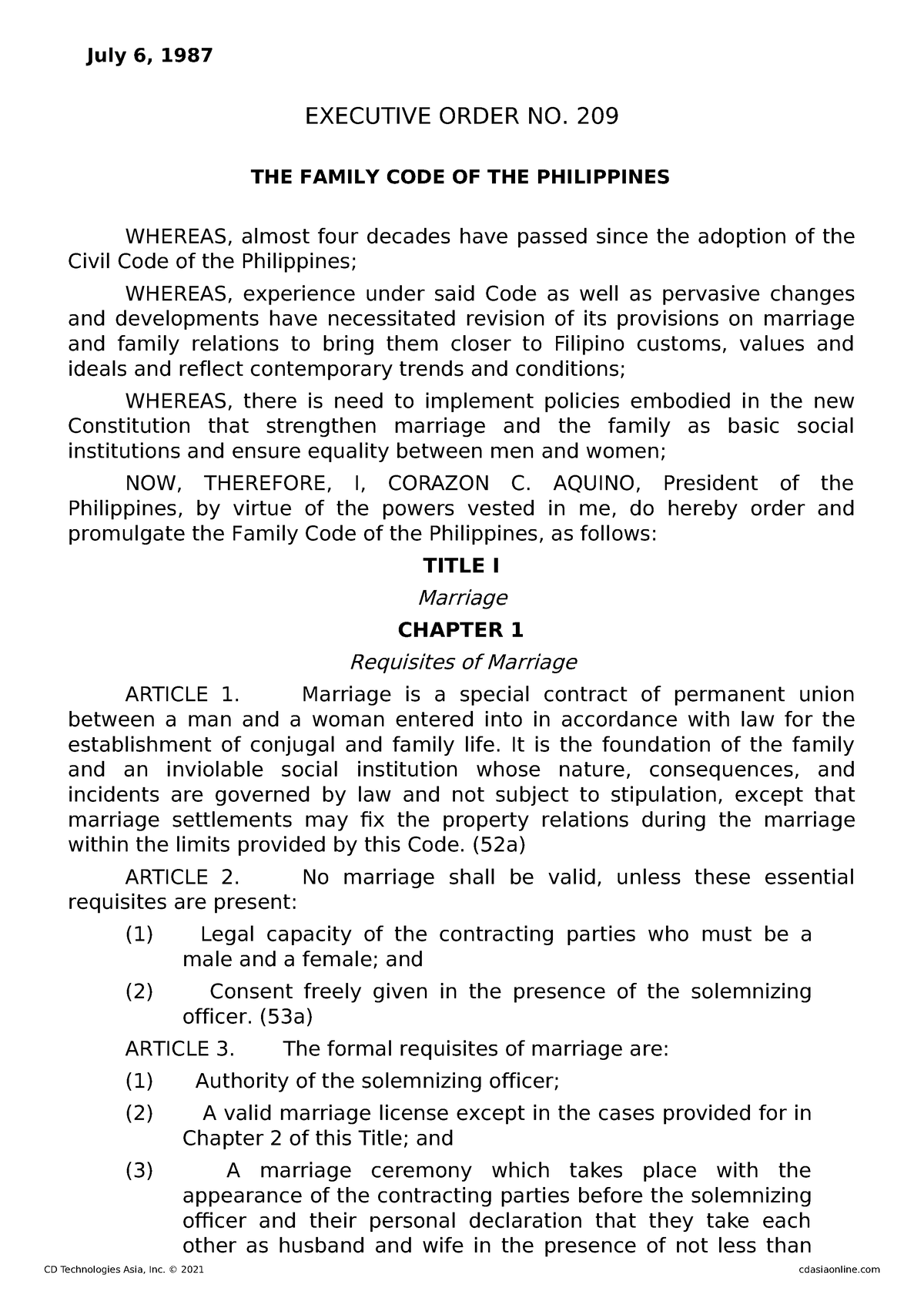 family-code-july-6-1987-executive-order-no-209-the-family-code-of