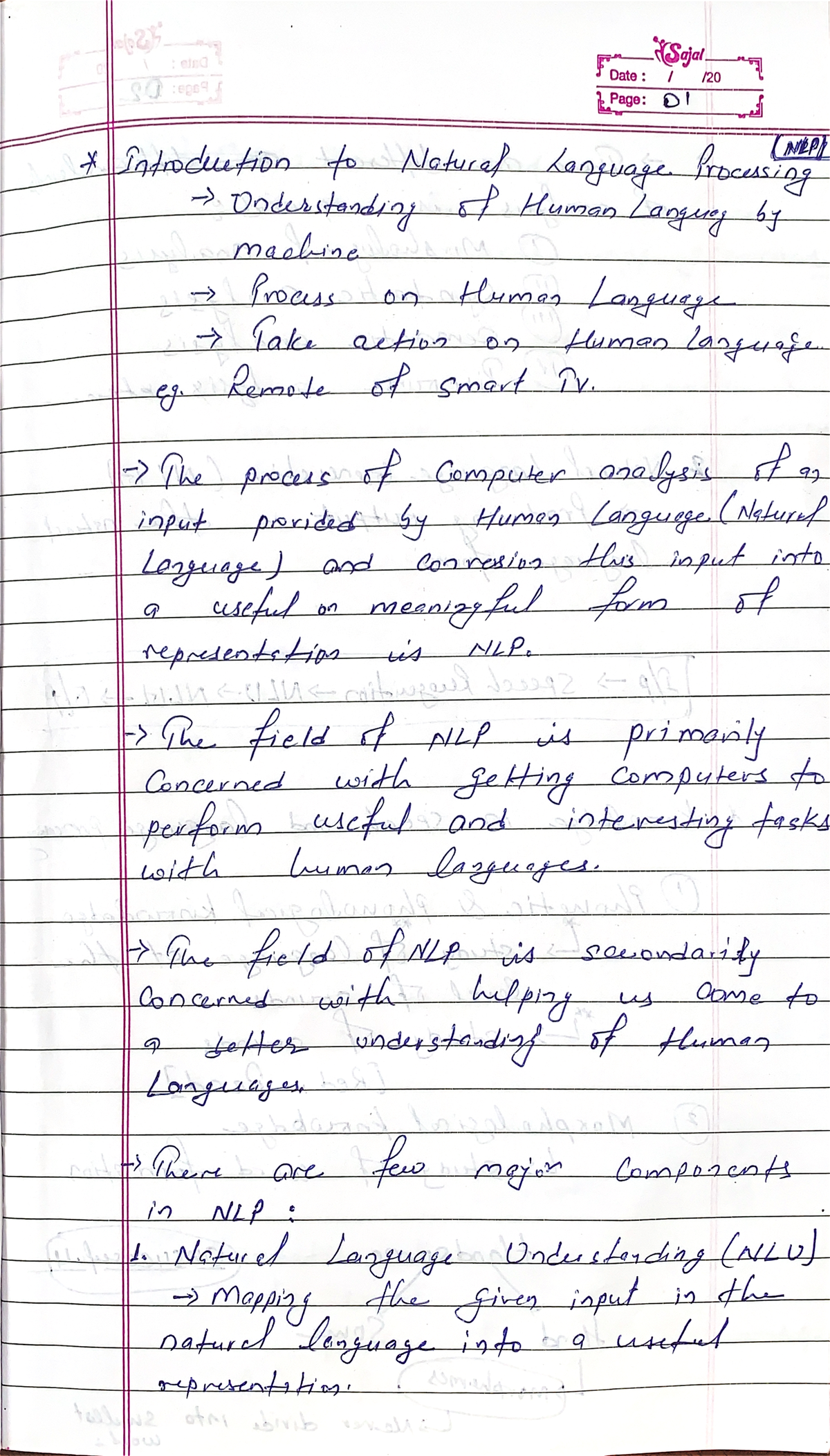 NLP UNIT 1 Part 1 - NLP unit 1 notes - Natural Language Processing ...
