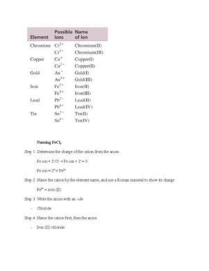 CHEM 110: Lecture 4 Practice Problems - CHEM 110 Extra In-Class ...