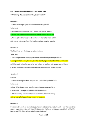 Unit 3 DF BUSS 3305.docx - TERM 3 2020/2021 BUSS 3305 BUSINESS LAW AND ...