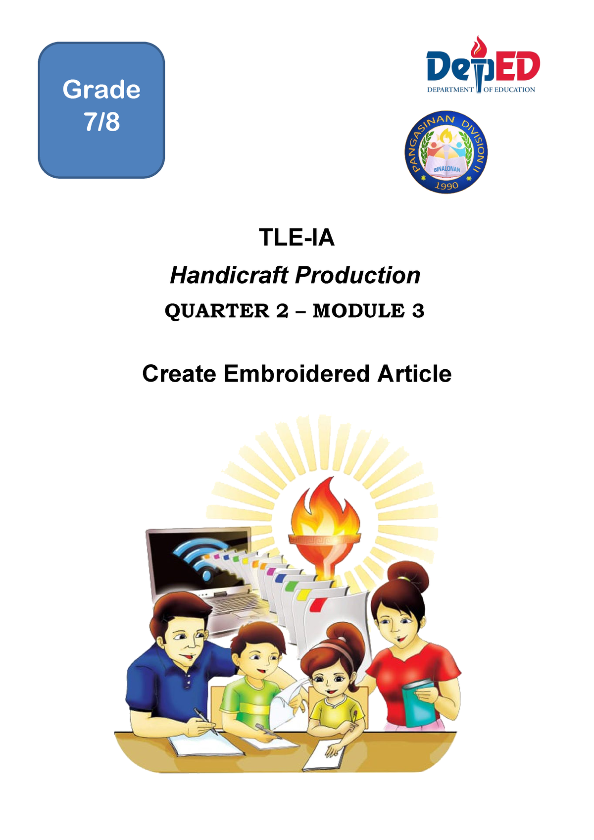 Q2 Module 3 G7 8 Handicraft Laoacnhs - TLE-IA Handicraft Production ...