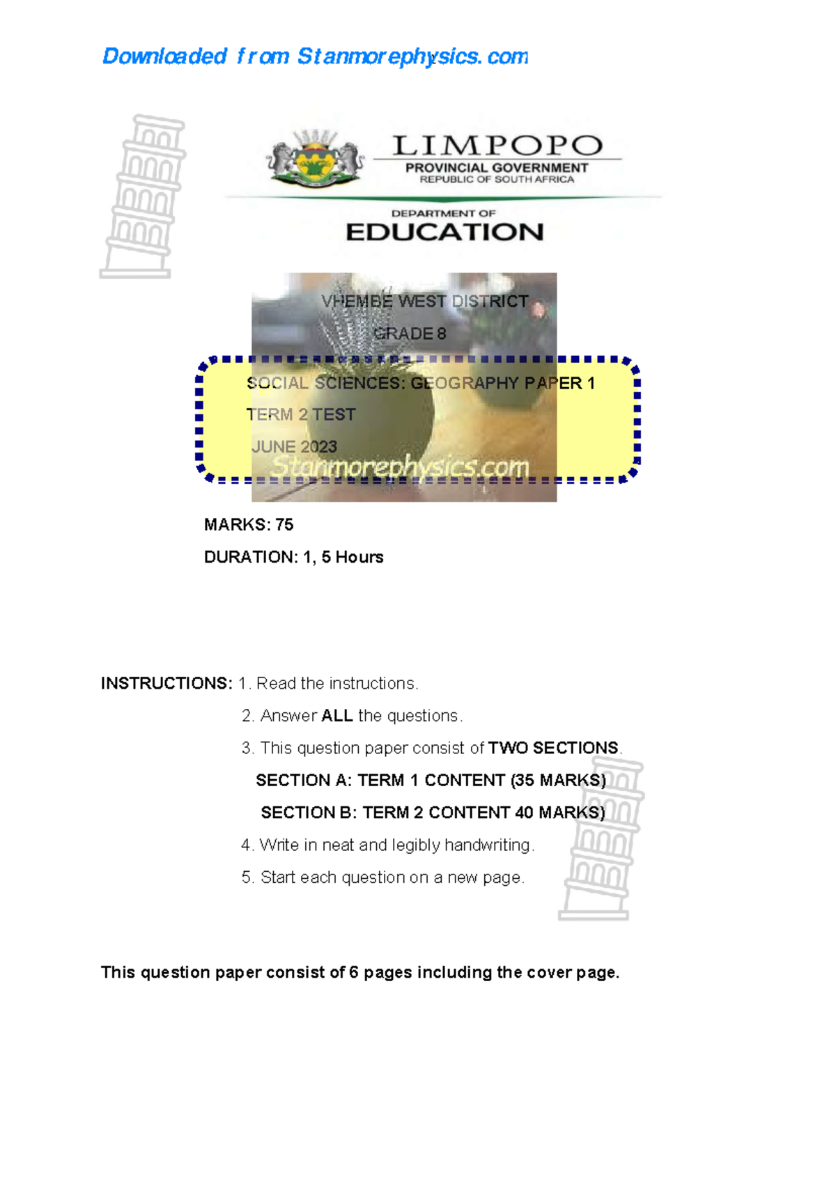 lp-geography-grade-8-june-2023-qp-only-grade-8-social-science-exam