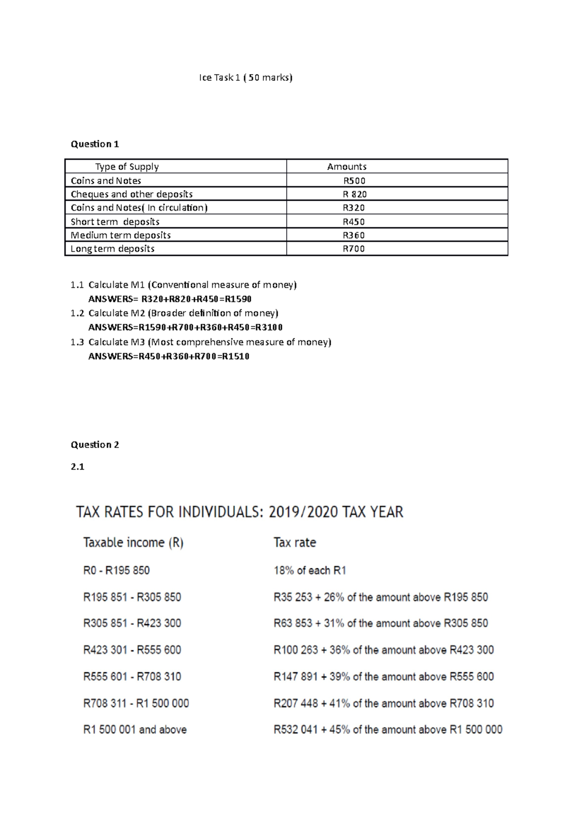 Ice Task 1 2020 - Ice Task - LSCM6212 - Rosebank College - Studocu