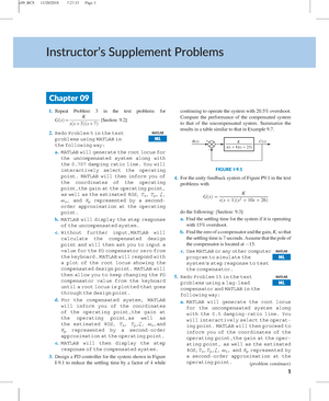 Chapter 4 Problems - Chapter 4 Problems Derive The Output Responses For ...