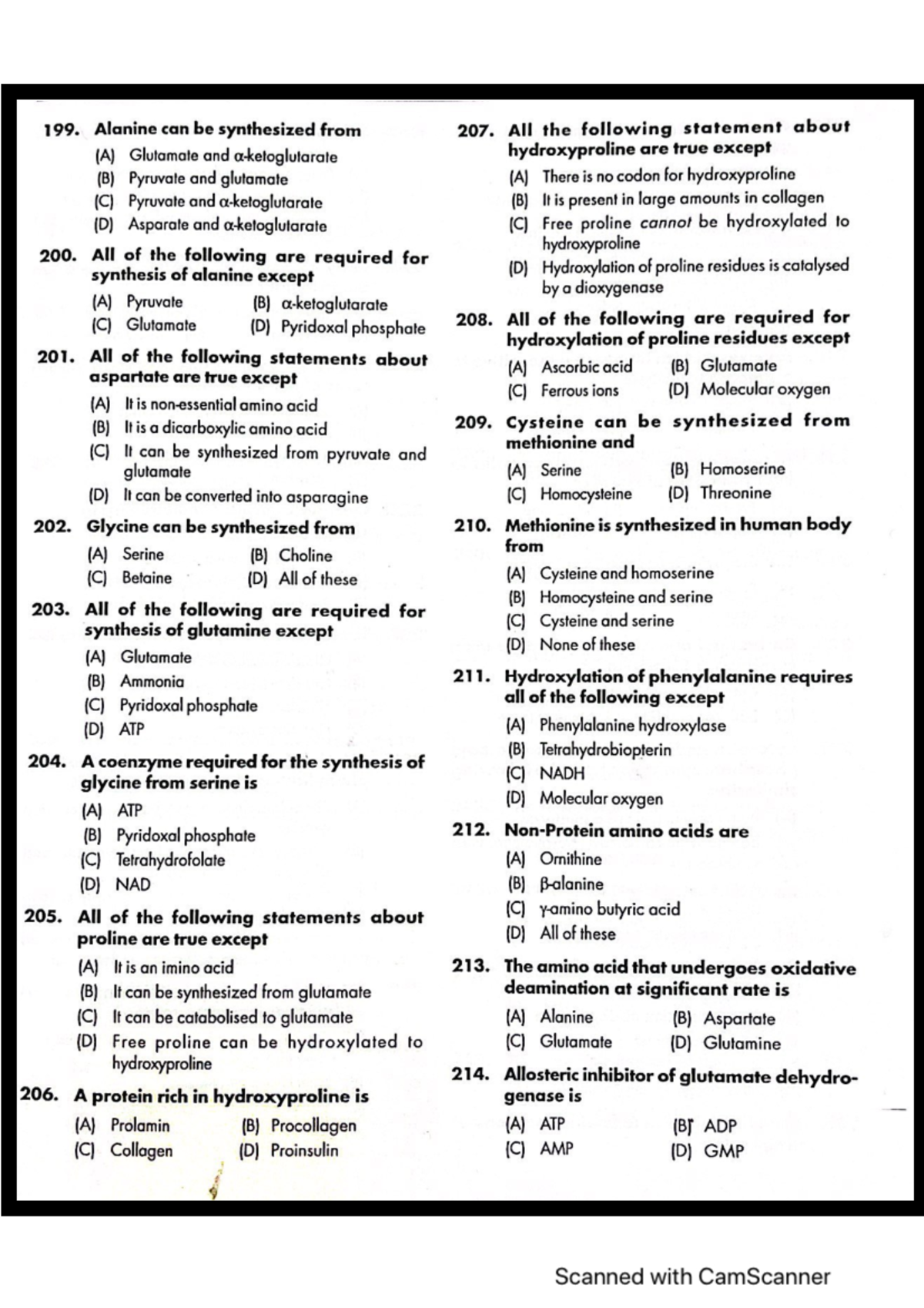 Protein AND Protein Metabolism (MCQS 5) Clinical biochemistry Studocu
