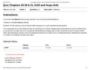 Peds Quiz #2 - Peds Quiz - Quiz Chapter 26, Respiratory Due No Due Date ...