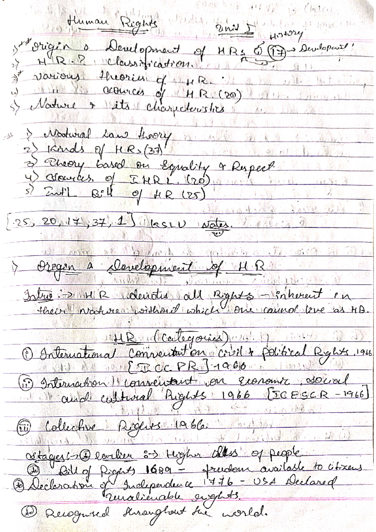 Human rights notes 1 - Human Rights Law and Practice - Studocu